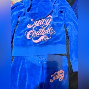 Juicy couture blue tracksuit